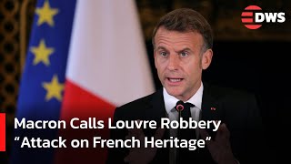 Download the video ""Everything Is Being Done to Bring Perpetrators to Justice": Macron Vows Justice After Robbery |AC1N"