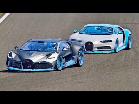 Bugatti Divo vs Bugatti Chiron - Suzuka