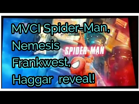 MVCI NEW CHARACTERS  TRAILER Spider nemesis frank west Haggar