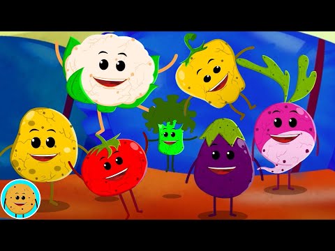 Ten Little Vegetables + More Preschool Rhymes and Kids Songs