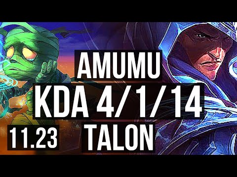 AMUMU vs TALON (JNG) | 4/1/14, Rank 13 Amumu | NA Grandmaster | 11.23