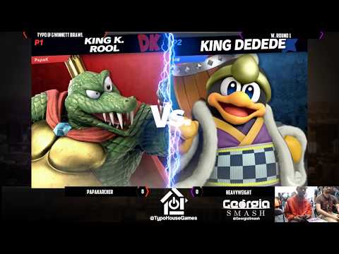 Panda Smash Monday 6/3/19 - PapaKarcher(K. Rool) VS Heavyweight(Dedede) - W. Round 1