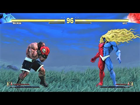 Balrog vs Gill (Hardest AI) - Street Fighter V