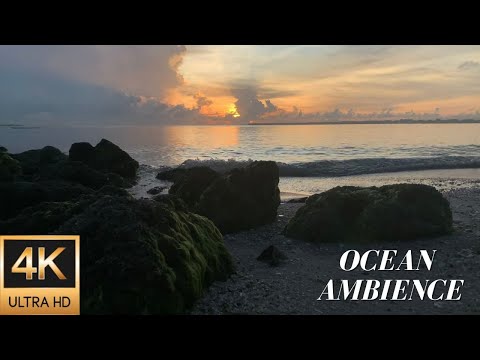 4K Sunrise Ambience over the Indian Ocean - Relaxing Wave & Nature Sounds
