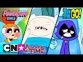 Teen Titans Go! + Tijd voor Avontuur + De Powerpuff Girls | Bij de tandarts | Cartoon Network