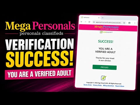 Megapersonals Verification Process Complete Tutorial