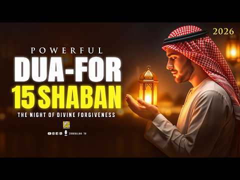 SPECIAL 15 SHABAN 2026 DUA | BEAUTIFUL DUA ON SHAB E BARAT | 15TH SHABAN 2026 | Zikrullah TV #shaban