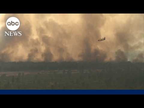 New heat wave threatens to fuel massive wildfire in France