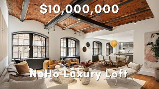 Inside a $10 Million Unique Architectural Ultra Luxury Loft in NoHo, NYC