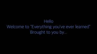 Everything You&#39;ve Ever Learned - Jack White (lyrics)