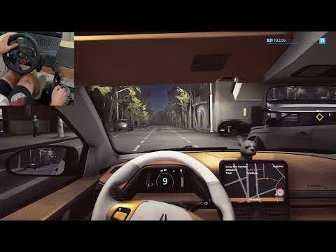 Driving in Taxi Life – Full Gameplay with Logitech G29 | Taxi Simulator