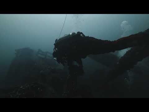 Dykning på vraket Vapper - Räddningstjänsten Trelleborg