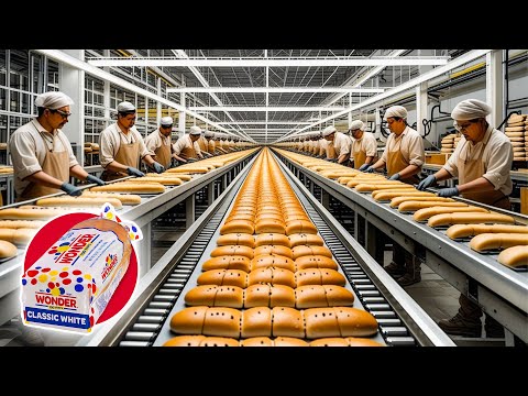 Inside A Wonder Bread Factory Where Bread Is Made Fresh