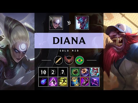 Diana Mid vs Trundle - BR Grandmaster Patch 25.15