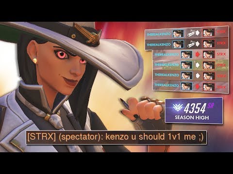 This Top 500 Challenged me to an Ashe 1v1 on Kephrii's stream (Part 2) - Overwatch