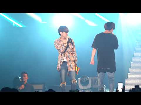 180623 이병재 (VINXEN) X 김민규 - 앵콜무대 (인스타하러 무대 난입한 하온, 곧 좋은 소식 있다고함) @슈퍼루키 콘서트 in 인천 [4K 직캠]  by. fanPD