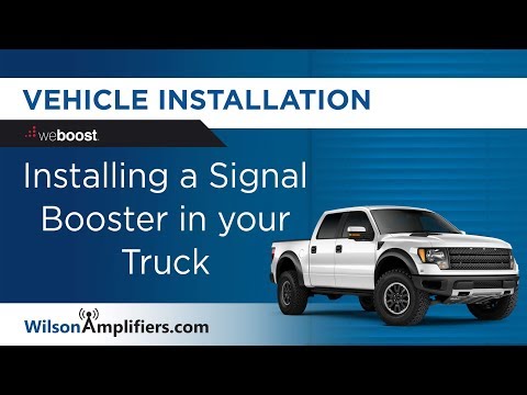 Install a Signal Booster kit in a Truck | WilsonAmplifiers.com