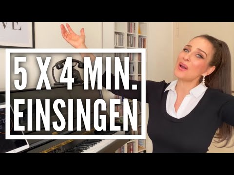 5 x 4 Minuten Einsingen - Sing dich mit mir zusammen ein!