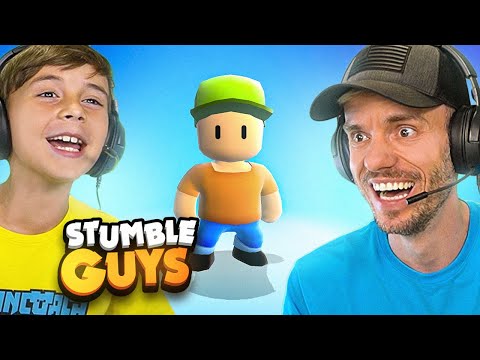 JOGUEI STUMBLE GUYS PELA PRIMEIRA VEZ - Família Brancoala Games
