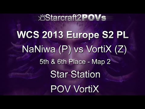 SC2 HotS - WCS 2013 EU S2 PL - NaNiwa vs VortiX - 5th/6th Place - Map 2 - Star Station - VortiX