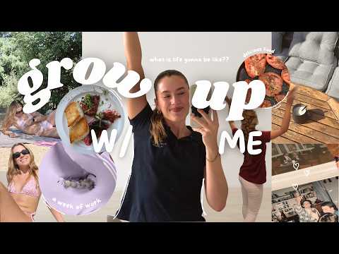 IT'S TIME TO GROW UP: what is life gonna be like after school? | a few days in my life working 🦷
