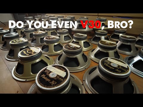 World's BIGGEST Celestion Vintage 30 Shootout? Old vs. New - UK vs Chinese - 8 vs 16 Ohms & More
