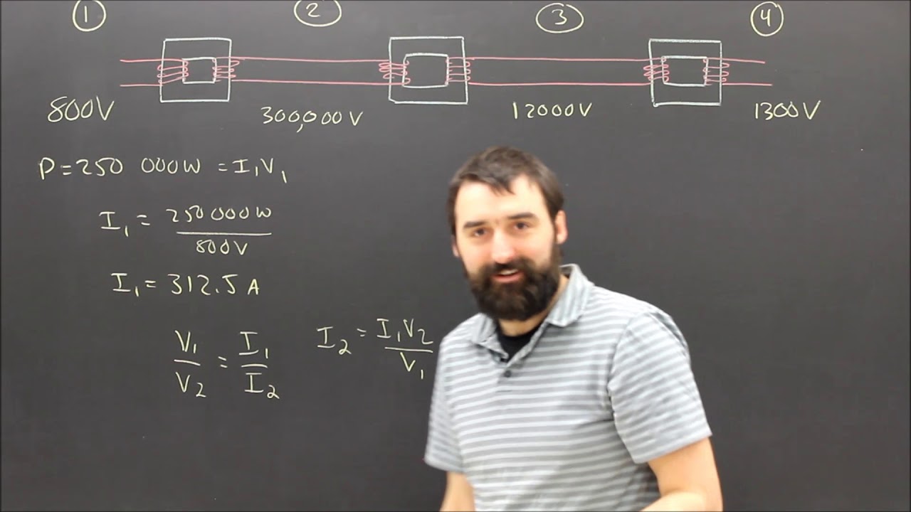 Electrical Transformer Sample Problem Multiple Transformers