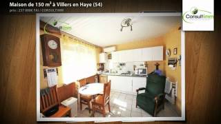 preview picture of video 'Maison de 150 m² à Villers en Haye (54)'