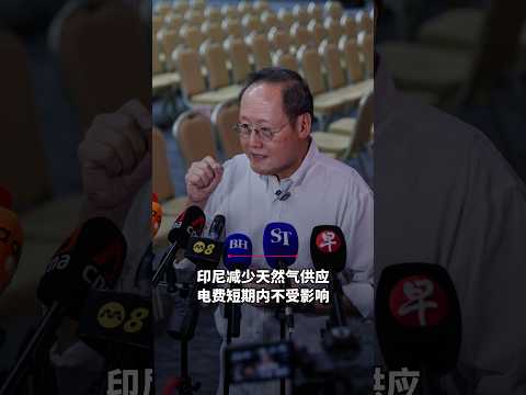 印尼减少天然气供应 电费短期内不受影响  #zaobaosg #sgnews