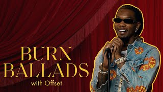 Offset Freestyles a Musical Defense for His McDonald’s Meal With Cardi B | Burn Ballads | ELLE