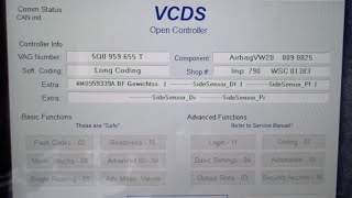 VCDS Scanning for Fault Codes in my 2015 VW GTI