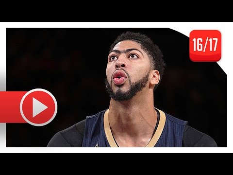 Anthony Davis Full Highlights vs Knicks (2017.01.09) - 40 Pts, 18 Reb, 3 Blks in 3 Qtrs