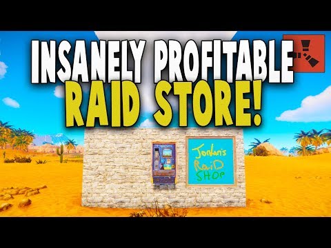 INSANE SCRAP PROFIT from VENDING RAID STORE! - Rust Solo Survival