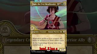 Toph the First Metalbender Card Review #magicthegatheringcommunity #mtg #commander #mtgcommander