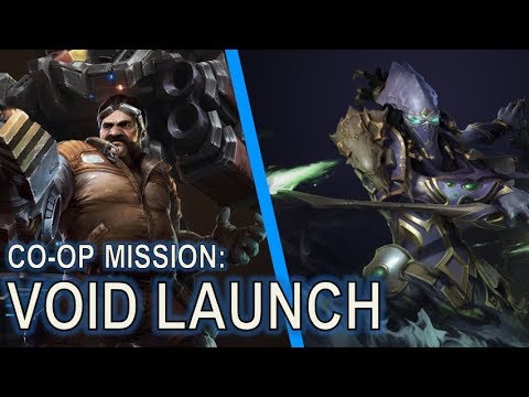 Starcraft 2 Co-Op Mission: Void Launch [Cyclone Build]