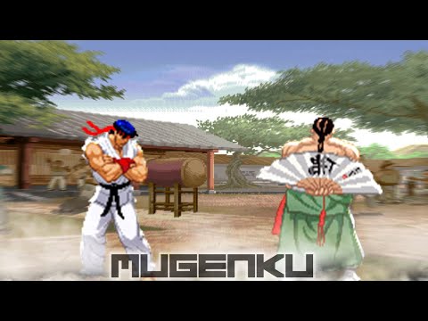 Marvel vs Capcom vs SNK MUGEN. Master Ryu vs Wong Fei Hung