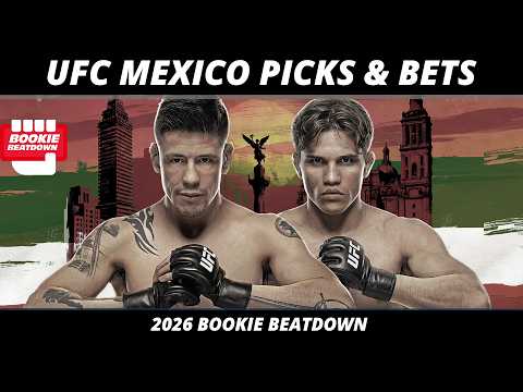 UFC Mexico Picks, Bets, Props | Moreno vs Kavanagh Fight Previews, Predictions