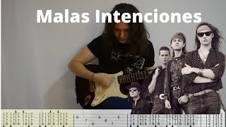 Malas Intenciones - Héroes del silencio COVER + TABLATURA