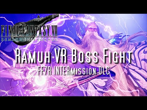 Ramuh Summon Boss Fight - VR Mission - Final Fantasy 7 Remake Intergrade INTERmission DLC