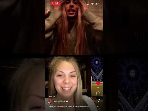 Lati K and Alyson Swift reunion Instagram live (April 2023)