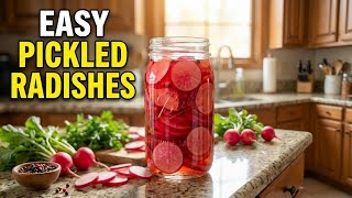 Crispy Pickled Radishes Ready in 12 Hours