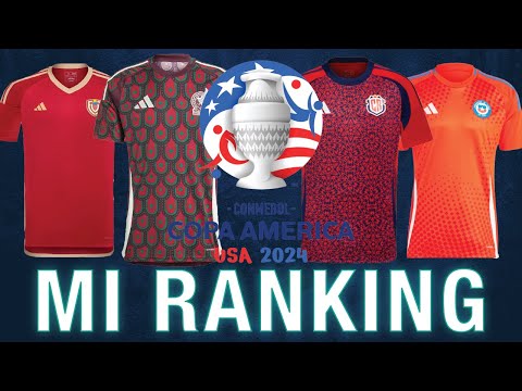 EL RANKING DE CAMISETAS DE LA COPA AMÉRICA 2024