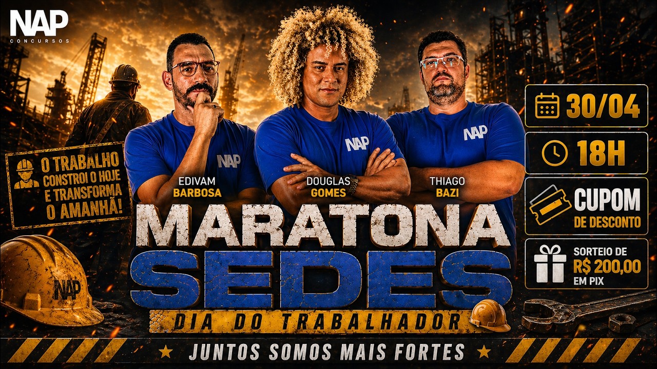 Maratona SEDES – Especial Dia do Trabalhador