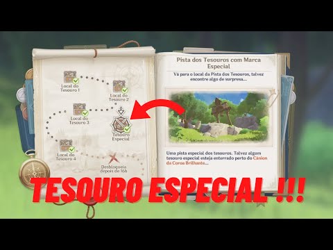 Tesouro Especial / Cânion da Coroa Brilhante - Genshin Impact