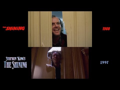 The Shining (1980/1997) side-by-side comparison