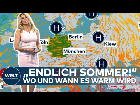 DEUTSCHLAND: "Sonnenschein und Sommerlaune!" Hier wird das Wetter wunderbar warm und sonnig im Land!