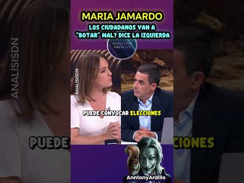 MARIA JAMARDO , DICEN DESDE LA IZQUIERDA QUE  LOS CIUDADANOS VAN A 