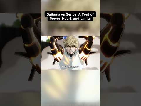 Saitama vs Genos: A Test of Power, Heart, and Limits