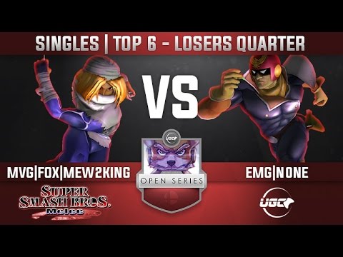 UGC Smash | MVG|FOX|Mew2King (Sheik) v EMG|N0NE (Falcon) - Singles Losers Quarterfinals