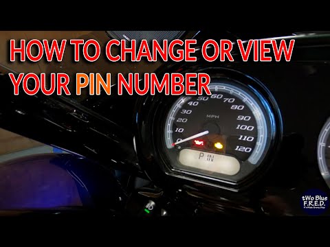 HOW TO Change or View your Harley Davidson PIN CODE #motorcycles